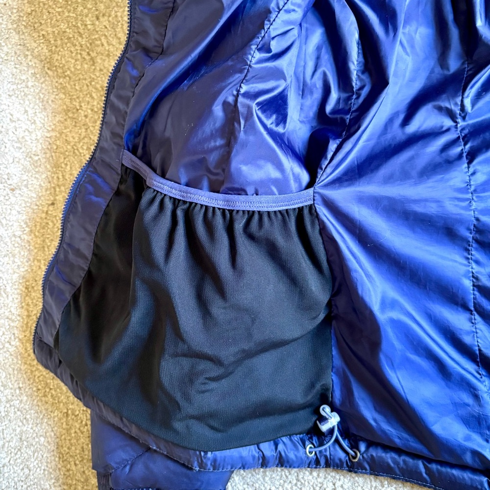 L.L.Bean Goose Down Hooded Puffer Jacket Navy Blue Women’s M - Picture 7 of 7